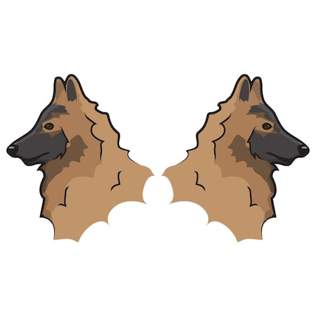 Signmission Belgian Tervuren Dog Decal, Dog Lover Decor Vinyl Sticker D-24-Belgian Tervuren